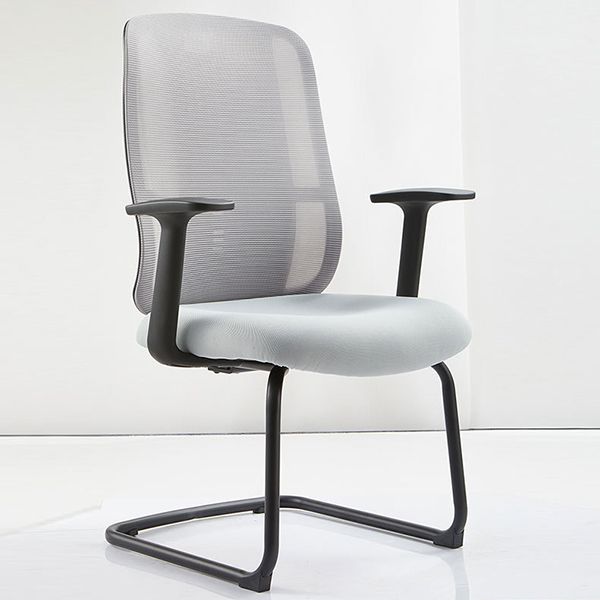 Mid-Back Office Chair Contemporary Lumbar Support Desk Chair Clearhalo 'furn' 'furn_office_chair' 'Furniture' 'Office Chairs' 'Office Furniture' 'office_chair' 1200x1200_779f186f-acac-4d17-b5ef-388f4350d5bf