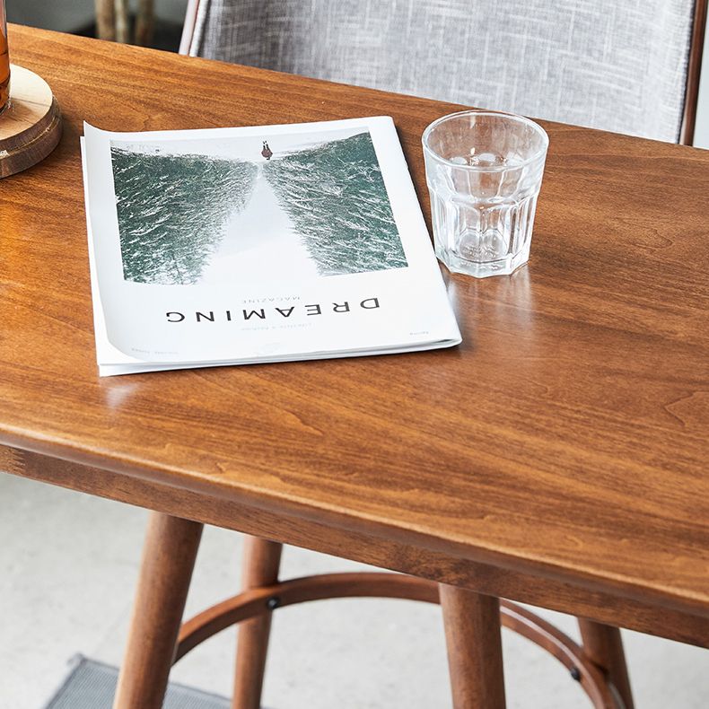 Industrial 40.7"H Bar Table Natural Wood Specialty Top Bistro Table for Living Room Clearhalo 'Bar Furniture' 'Bar Tables' 'bar_tables' 'furn' 'furn_bar_tables' 'Furniture' 'furniture_bar_tables' 'Kitchen & Dining Furniture' 'kitchen&dining_furn' 'kitchen' 1200x1200_77a0a312-f7be-42ce-af6c-01e772155939