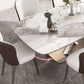 Modern Dining Table Rectangle Stone Top Table with Stainless Steel Pedestal Base Clearhalo 'Dining Tables & Seating' 'Dining Tables' 'dining_table' 'furn' 'furn_dining_table' 'Furniture' 'furniture_dining_table' 'Kitchen & Dining Furniture' 'kitchen' 'kitchen_dining_table' 1200x1200_77a0f145-be83-43a8-b8a0-f7753cc840b1