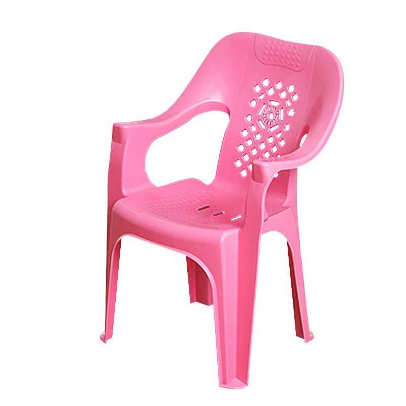 Modern Plastic Dining Arm Chairs Indoor Stackable Home Dining Armchair Clearhalo ' kitchen&dining_furn' 'Dining Chairs' 'Dining Tables & Seating' 'dining_chair' 'furn' 'furn_dining_chair' 'Furniture' 'furniture_dining_chair' 'Kitchen & Dining Furniture' 'kitchen' 1200x1200_77a145d0-0e86-4d9b-9ba0-7699fcd4592e