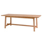 Rectangle Trestle Base Modern Dining Table Wood Color Fixed Table of Solid Wood Clearhalo ' dining_table' 'Dining Tables & Seating' 'Dining Tables' 'furn' 'furn_dining_table' 'Furniture' 'furniture_dining_table' 'Kitchen & Dining Furniture' 'kitchen&dining_furn' 'kitchen' 'kitchen_dining_table' 1200x1200_77a28ffc-ea5d-436c-9f67-fa21c7314093