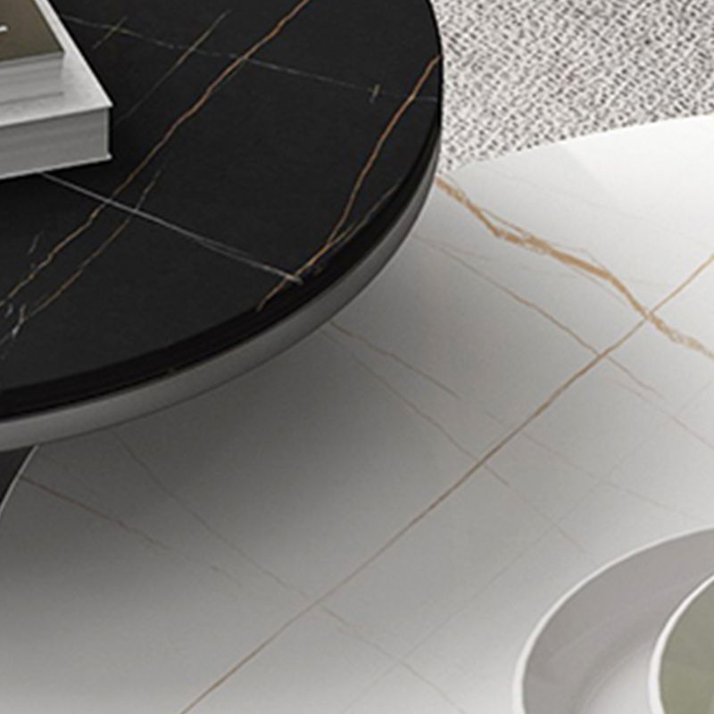 Tavolino singolo in ardesia tavolino rotondo per soggiorno