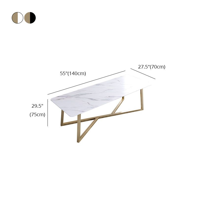 Moderne stijl kantoor schrijfbureau rechthoekige schroefschrijfbureau