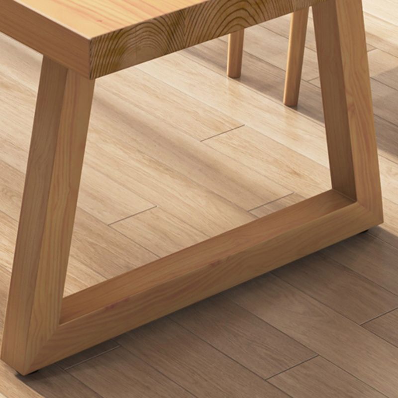 Modern Wood Rectangle Dining Table 1/4/5/7 Pieces Dining Set for Dining Room