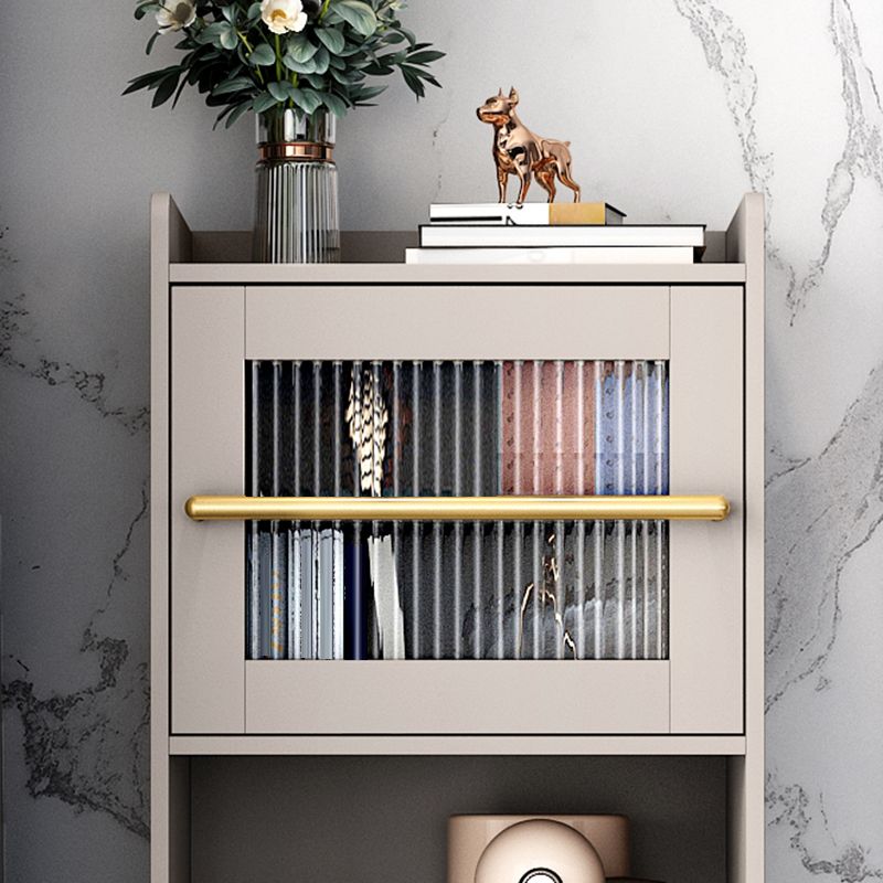 Holzbuffetttisch Glamstil 60,3-Zoll-Seitenbrett mit Schränken und Schublade