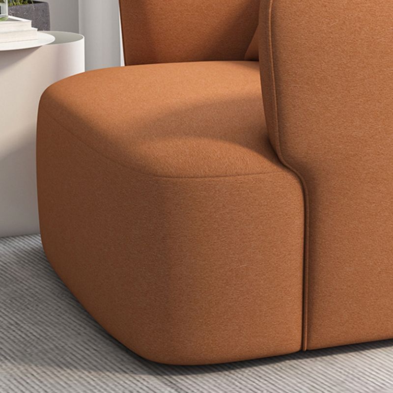 Nordic Arms Included with Pillow Fixed Back Living Room Accent Armchair Clearhalo 'Accent Chairs' 'accent_chairs' 'Chairs & Seating' 'furn' 'furn_accent_chairs' 'Furniture' 'Living Room Furniture' 1200x1200_77b2103d-2260-4584-8ca2-6a608ab86bac