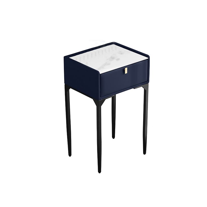 Wood/Stone Vanity Set with Stool, 1 Drawer Modern Dresser - 30.7" H Clearhalo 'Bedroom Furniture' 'furn' 'furn_makeup_vanities' 'Furniture' 'Makeup Vanities' 'makeup_vanities' 1200x1200_77b58e7d-41fc-456a-b5e1-1babc673d87d