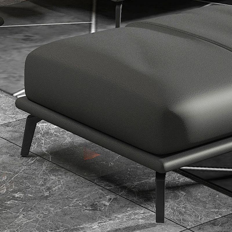 30.31" H Modern Square Arm Sofa With Tight Seat and Loose Back, Brown Clearhalo 'furn' 'furn_sofas' 'Furniture' 'furniture_sofas' 'kitchen' 'kitchen_sofas' 'Living Room Furniture' 'Sofa' 'sofas' 1200x1200_77b67f8a-8877-4123-9199-28a688dea6b7