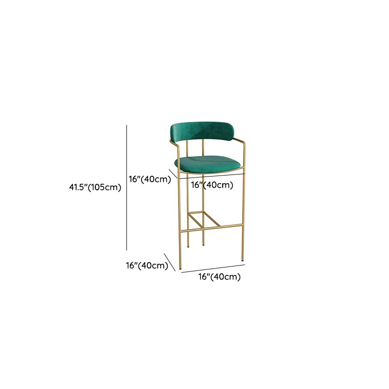 Low Back Dining Stools Industrial Bar Stools with Metal Base