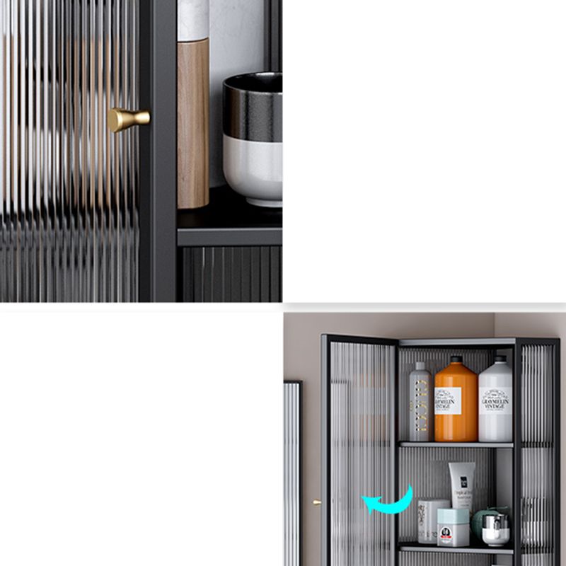 Mobile moderno mobile in metallo mobile a buffet montato a parete per sala da pranzo