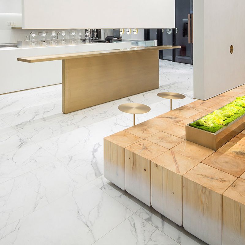 Iron and Marble End Table 11.8" Tall Mid-Century Round Drum Side Table Clearhalo 'Coffee & Accent Tables' 'End & Side Tables' 'end_side_table' 'end_side_tables' 'furn' 'furn_end_side_tables' 'Furniture' 'furniture_end_side_table' 'Living Room Furniture' 1200x1200_77bc6b1d-e6df-4439-8b47-6bd11acc5ddf