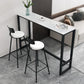Stone Bar Dining Table Modern Rectangle Bar Table with Trestle Pedestal for Living Room Clearhalo 'Bar Furniture' 'Bar Tables' 'bar_tables' 'furn' 'furn_bar_tables' 'Furniture' 'furniture_bar_tables' 'Kitchen & Dining Furniture' 1200x1200_77be5c5b-0a8e-4598-b1f8-7154226698bf