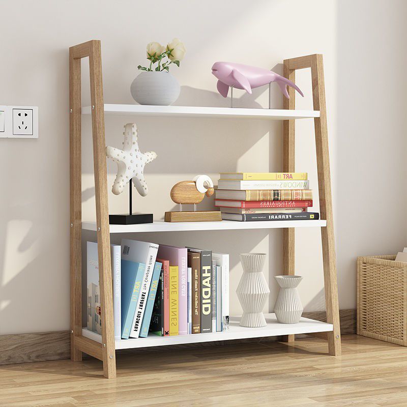 Modern Solid Wood Bookcase Ladder Bookshelf for Any Room, 12" W Clearhalo 'Bookcases' 'furn' 'furn_bookcases' 'Furniture' 'Office Furniture' 1200x1200_77c09995-1591-4652-a959-ca629c675449