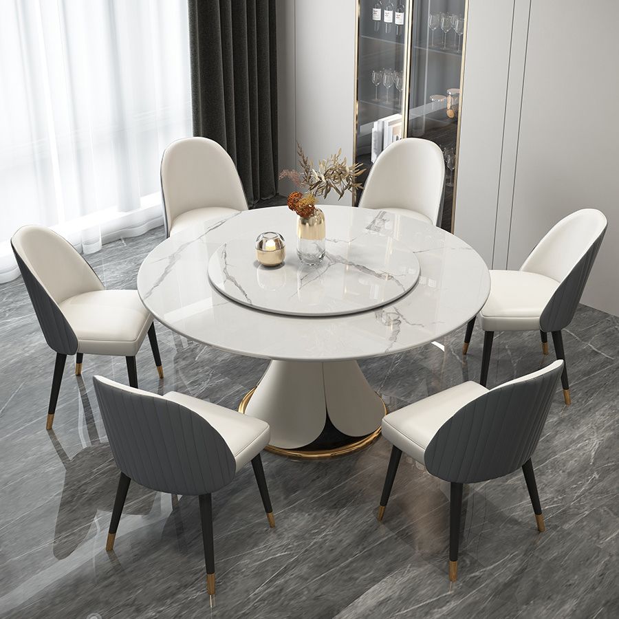 Modern Style 1/4/5/7/9 Pieces Dining Sintered Stone Dining Table Set with Metal Legs Clearhalo 'Dining Room Sets' 'Dining Tables & Seating' 'dining_room_set' 'furn' 'furn_dining_room_set' 'Furniture' 'furniture_dining_room_set' 'Kitchen & Dining Furniture' 'kitchen&dining_furn' 'kitchen' 1200x1200_77c100f0-5039-4f10-835d-a51cef096431