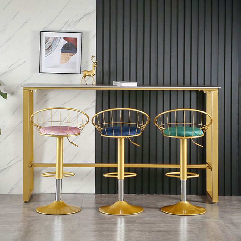 Glam Adjustable Counter Bar Stool Backrest Bar Stool with Footrest and Swivel Clearhalo 'Bar Furniture' 'Bar Stools' 'bar_stools' 'furn' 'furn_bar_stools' 'furniture_bar_stools' 'Kitchen & Dining Furniture' 'kitchen&dining_furn' 'kitchen' 'kitchen_furn' Furniture' 1200x1200_77c22d9d-d14f-434c-8ad5-9b0117e35383