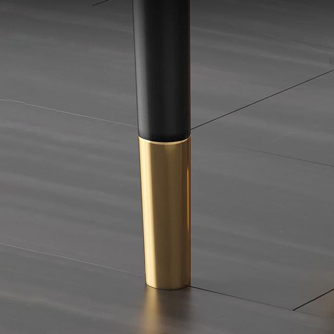 Industrial Sintered Stone Kitchen Dining Table Square Shape Standard Dining Table with 4 Legs Base Clearhalo ' dining_table' 'Dining Tables & Seating' 'Dining Tables' 'furn' 'furn_dining_table' 'Furniture' 'furniture_dining_table' 'Kitchen & Dining Furniture' 'kitchen&dining_furn' 'kitchen' 'kitchen_dining_table' 1200x1200_77c33430-4889-47a0-a0da-2b12aed1975c