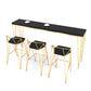 Glam Bar-height Table Solid Wood Top Pub Table for Dining Room Clearhalo 'Bar Furniture' 'Bar Tables' 'bar_tables' 'furn' 'furn_bar_tables' 'Furniture' 'Kitchen & Dining Furniture' 1200x1200_77c65f98-c7ba-478a-8e27-597279cccf95