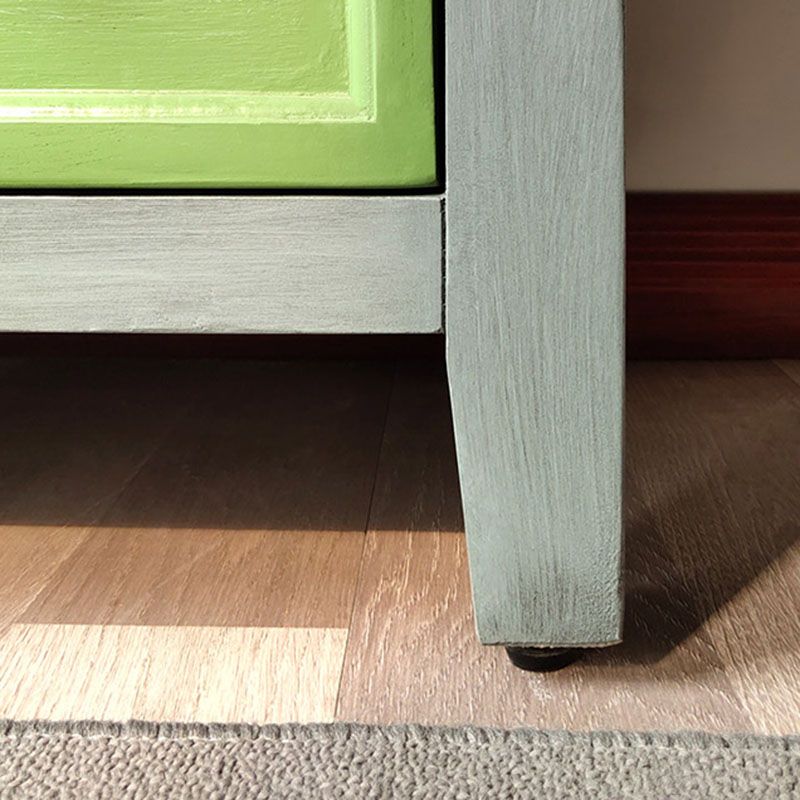 Nautische verticale slaapkamerkist houten 16 "brede opbergkast