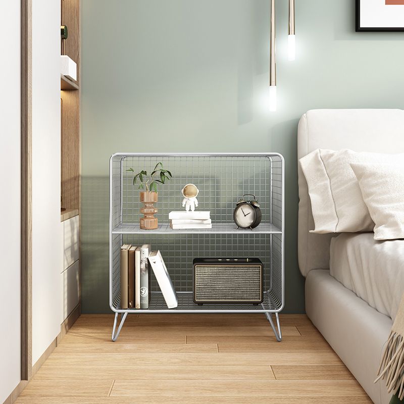 Glam Metal Iron Standard Bookshelf Vertical Closed Back Bookshelf Clearhalo 'Bookcases' 'furn' 'furn_bookcases' 'Furniture' 'furniture_bookcases' 'kitchen' 'kitchen_bookcases' 'Living Room Furniture' 'Office Furniture' 1200x1200_77cb0558-16f7-4028-98fc-acd2d346e88a