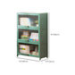 Rectangular Green Cabinet, Modern Standard Accent Cabinet in Green