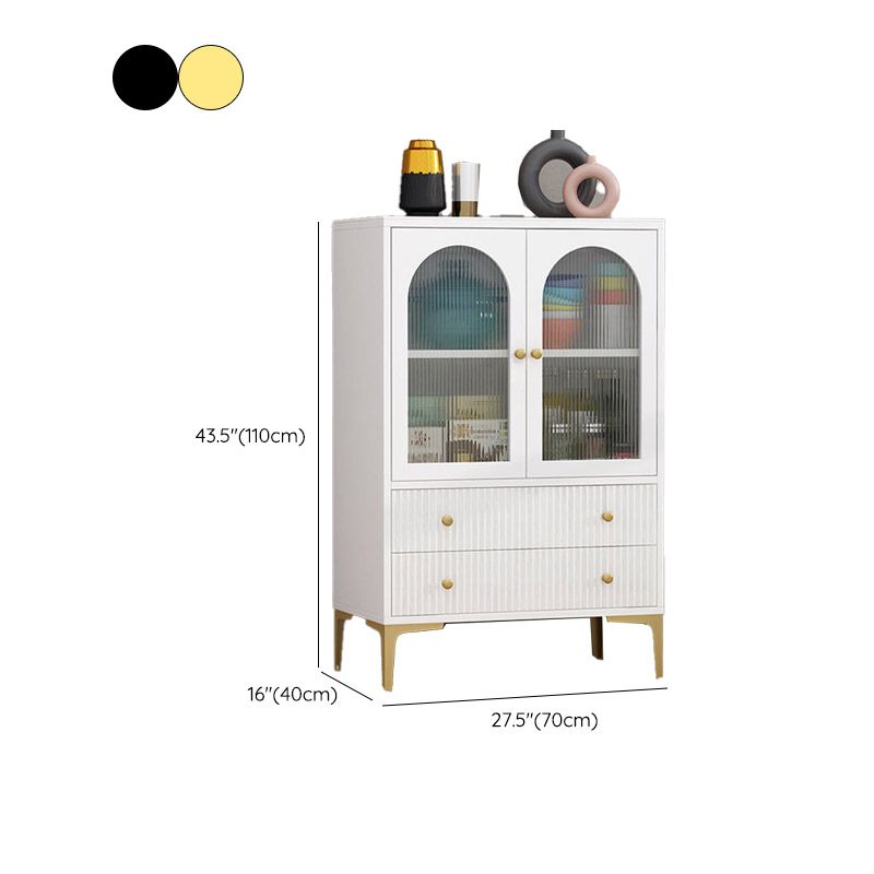 Scheda laterale in legno ingegnerizzato in ingegneria ingegnerizzata in vetro glam per uso della cucina