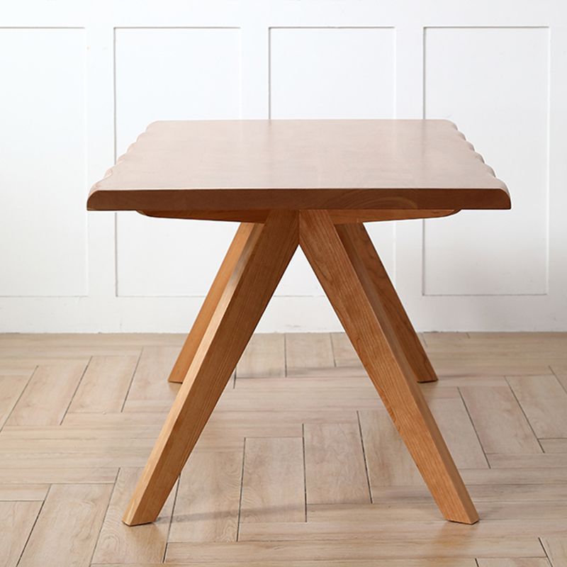 Brown 4 Legs Dining Room Dinner Kitchen Table Modern Dining Room Table Clearhalo 'Dining Tables & Seating' 'Dining Tables' 'dining_table' 'furn' 'furn_dining_table' 'Furniture' 'Kitchen & Dining Furniture' 1200x1200_77d835ca-7c1a-4d51-8f34-6b537b8bee9f