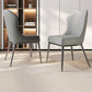 Contemporary Wingback Side Chair Faux Leather Armless Dining Chairs Clearhalo 'Dining Chairs' 'Dining Tables & Seating' 'dining_chair' 'furn' 'furn_dining_chair' 'Furniture' 'Kitchen & Dining Furniture' 1200x1200_77dcaf43-5635-4076-9eb5-0a62339e6993