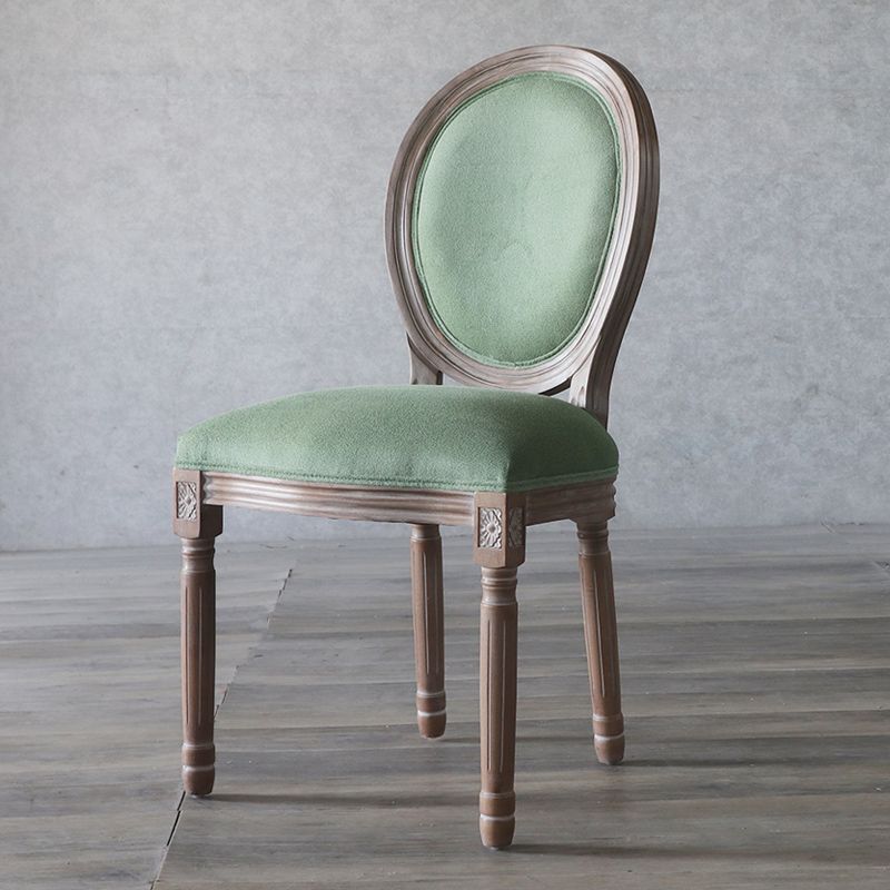 Country Style Dining Chair King Louis Back Side Chair with Wood Legs for Home Use Clearhalo ' kitchen&dining_furn' 'Dining Chairs' 'Dining Tables & Seating' 'dining_chair' 'furn' 'furn_dining_chair' 'Furniture' 'furniture_dining_chair' 'Kitchen & Dining Furniture' 'kitchen' 1200x1200_77dce9f5-57da-4b27-bbbc-5140bd2d604c