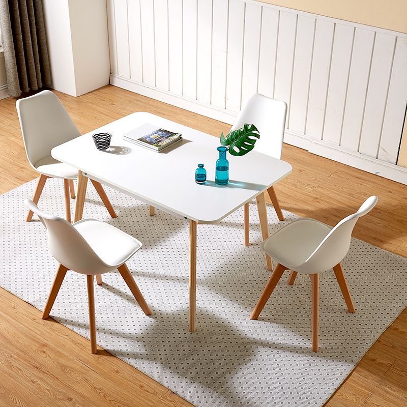 Scandinavian Dining Chair 17'' Wide Solid Back Chair with Wood Legs for Home Use Clearhalo ' kitchen&dining_furn' 'Dining Chairs' 'Dining Tables & Seating' 'dining_chair' 'Furniture' 'furniture_dining_chair' 'Kitchen & Dining Furniture' 'kitchen' 1200x1200_77dd354b-300c-4edd-8f05-46285ebdcc30