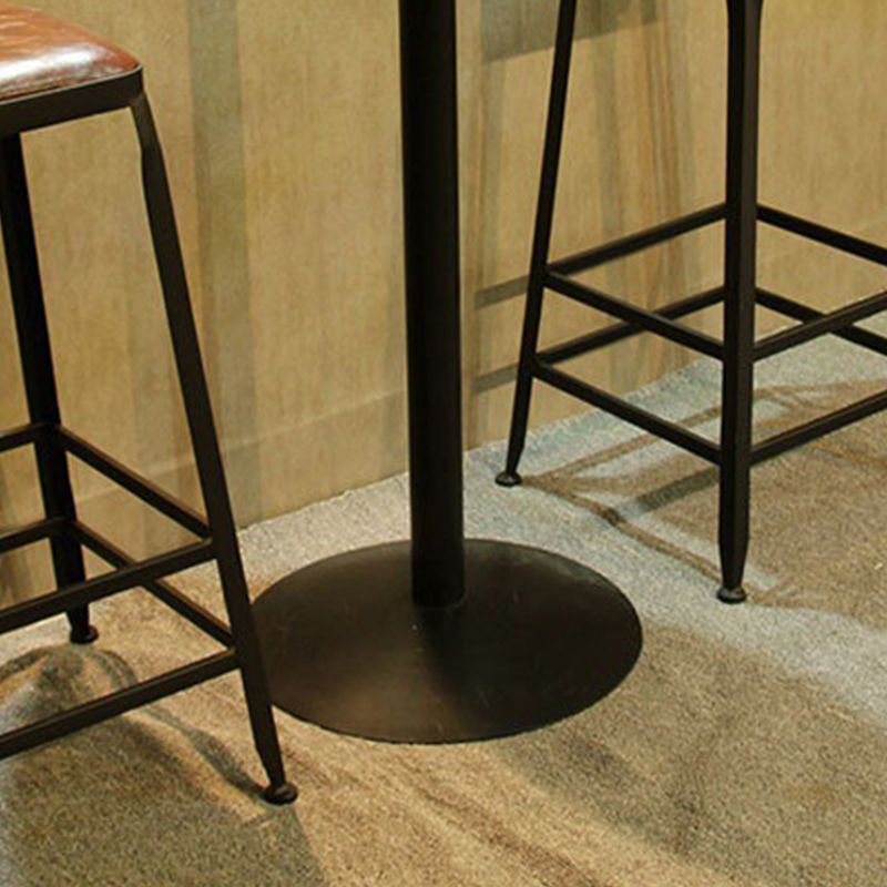 Industrial Brown Solid Wood Table Bar Dining Table for Kitchen Living Room Clearhalo 'Bar Furniture' 'Bar Tables' 'bar_tables' 'furn' 'furn_bar_tables' 'Furniture' 'Kitchen & Dining Furniture' 1200x1200_77dea168-8161-44ed-81d6-490bc18e4be0