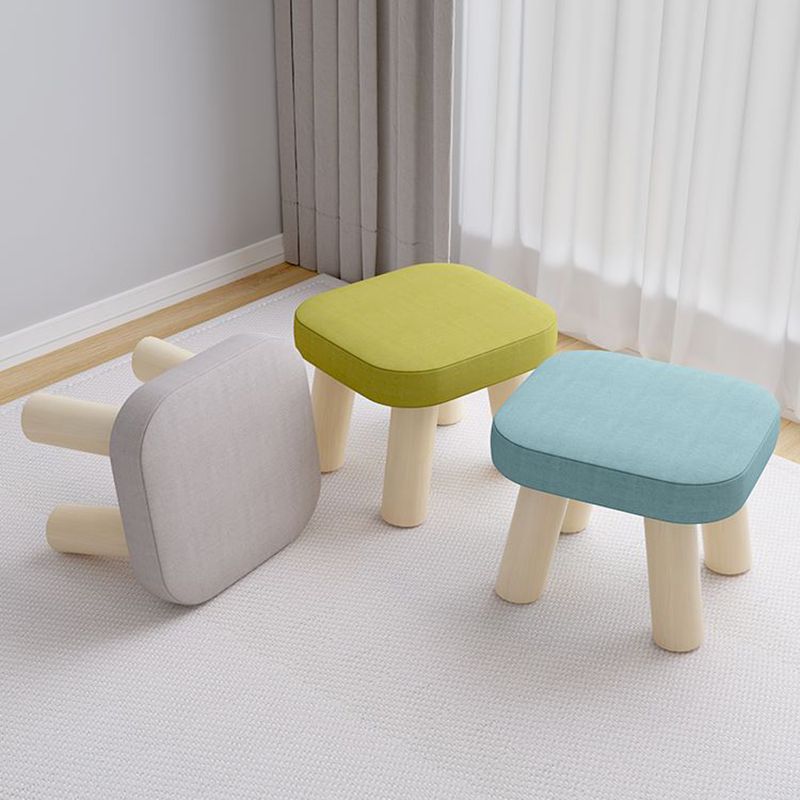 Modern Wooden Standard Trea Resistant Solid Color Indoor Standard Clearhalo 'furn' 'furn_ottomans_poufs' 'Furniture' 'Living Room Furniture' 'Ottomans & Poufs' 'ottomans_poufs' 1200x1200_77e0edab-7d61-4342-9cd8-bac672f8d8bd