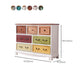 Coastal Dresser Solid Wood Storage Chest Dresser with Multi Drawers