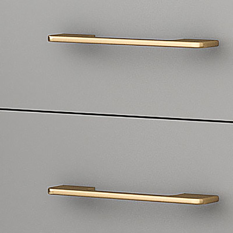 Classic Glam Wood Dresser Gray Soft-Close Lades Opbergkast