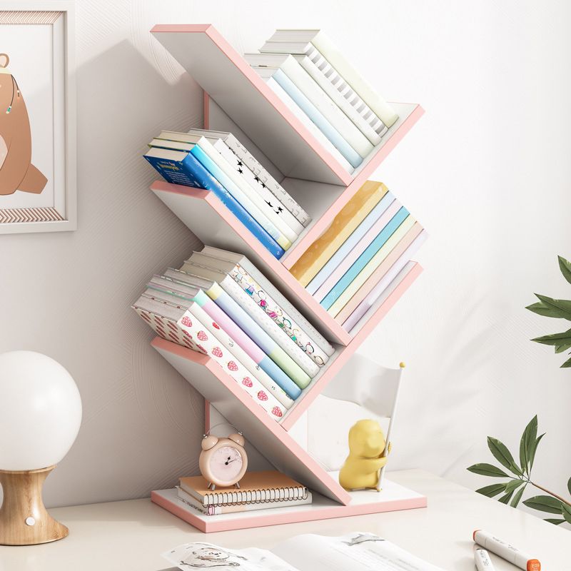 Modern Bookshelf Open Back Engineered Wood Bookcase for Study Room Clearhalo 'Bookcases' 'furn' 'furn_bookcases' 'Furniture' 'Office Furniture' 1200x1200_77ec0cad-190b-4c63-b2ef-655f112c170f