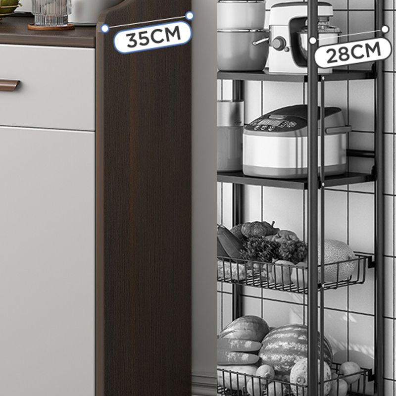 Server in stile contemporaneo ingegnerizzato il server di pranzo in legno con cassetto e archiviazione