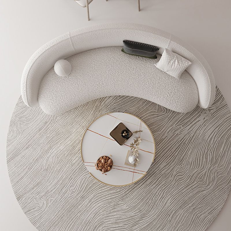 Dia 35.4" Round Cocktail Table Glam Slate Top 1 Single Coffee Table Clearhalo 'Coffee & Accent Tables' 'Coffee Tables' 'coffee_tables' 'furn' 'furn_coffee_tables' 'Furniture' 'Living Room Furniture' 1200x1200_77ee326b-06da-4624-8fbe-f982b4518840