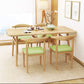 Standard Wood Top Dining Set with 4 Light Brown Wood Legs Base for Dining Furniture Clearhalo 'Dining Room Sets' 'Dining Tables & Seating' 'dining_room_set' 'furn' 'furn_dining_room_set' 'Furniture' 'furniture_dining_room_set' 'Kitchen & Dining Furniture' 'kitchen&dining_furn' 'kitchen' 1200x1200_77f0c0f2-c03a-4bde-a881-1be28c310ffc