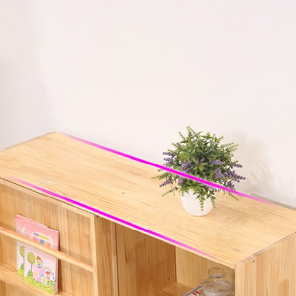 Wooden Standard Bookcase Natural Modern Closed Back Bookshelf with Doors Clearhalo 'Bookcases' 'furn' 'furn_bookcases' 'Furniture' 'Office Furniture' 1200x1200_77f0d54f-38cb-4433-9b79-70902130ea31