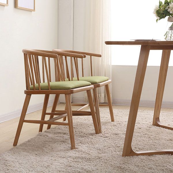 Contemporary Wood Arm Chair Natural Windsor Back Dining Chair for Kitchen Clearhalo ' kitchen&dining_furn' 'Dining Chairs' 'Dining Tables & Seating' 'dining_chair' 'furn' 'furn_dining_chair' 'Furniture' 'furniture_dining_chair' 'Kitchen & Dining Furniture' 'kitchen' 1200x1200_77f29c53-f81c-45c2-b6d4-a67a57ff5f7c