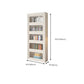 Wood Engineered Bookshelf Standard Contemporary Bookcase with Cabinets