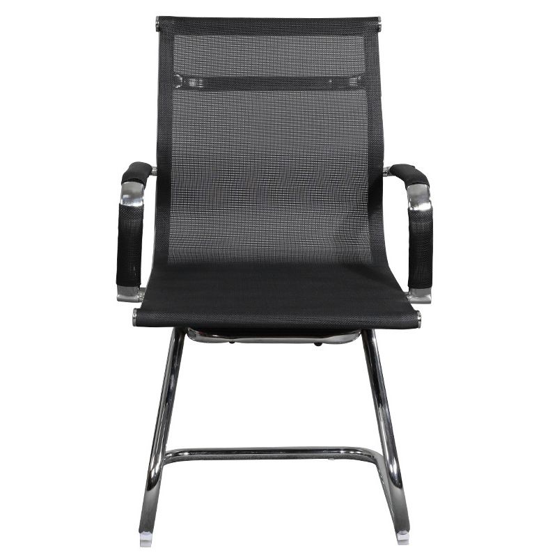 Modern Black Desk Chair with Breathable AirGrid Seat and Back Side Chair Clearhalo 'furn' 'furn_office_chair' 'Furniture' 'Office Chairs' 'Office Furniture' 'office_chair' 1200x1200_77f80608-7c1f-4605-a6c3-7dfe4a7fb4ea