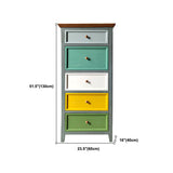 Coastal Storage Chest Manufactured Wood Dresser with 3/5/6/8 Drawers