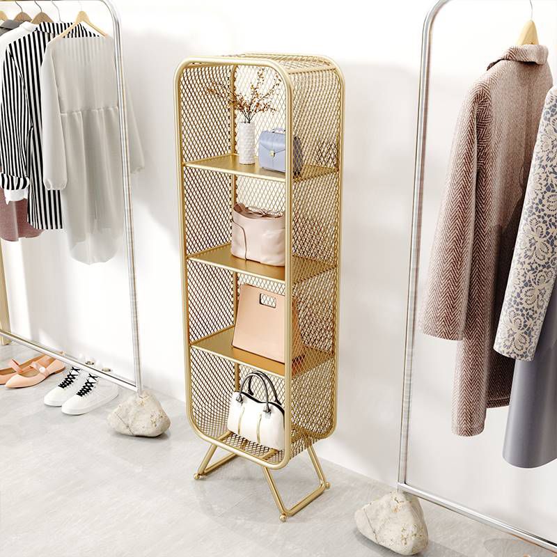 Estantería de estantería de metal contemporánea estantería estándar para sala de estudio