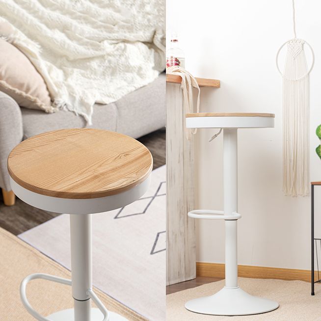 Modern Adjustable Counter Stools Armless Wood Indoor Bar Stool with Footrest Clearhalo 'Bar Furniture' 'Bar Stools' 'bar_stools' 'furn' 'furn_bar_stools' 'furniture_bar_stools' 'Kitchen & Dining Furniture' 'kitchen&dining_furn' 'kitchen' 'kitchen_furn' Furniture' 1200x1200_77fb08e0-9515-476d-a947-7aa01459c75c
