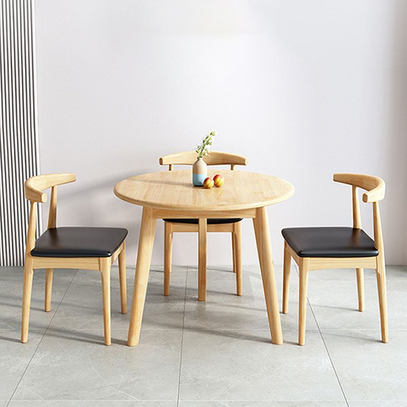 Solid Wood Dining Room Table Round Dining Table for Dining Room