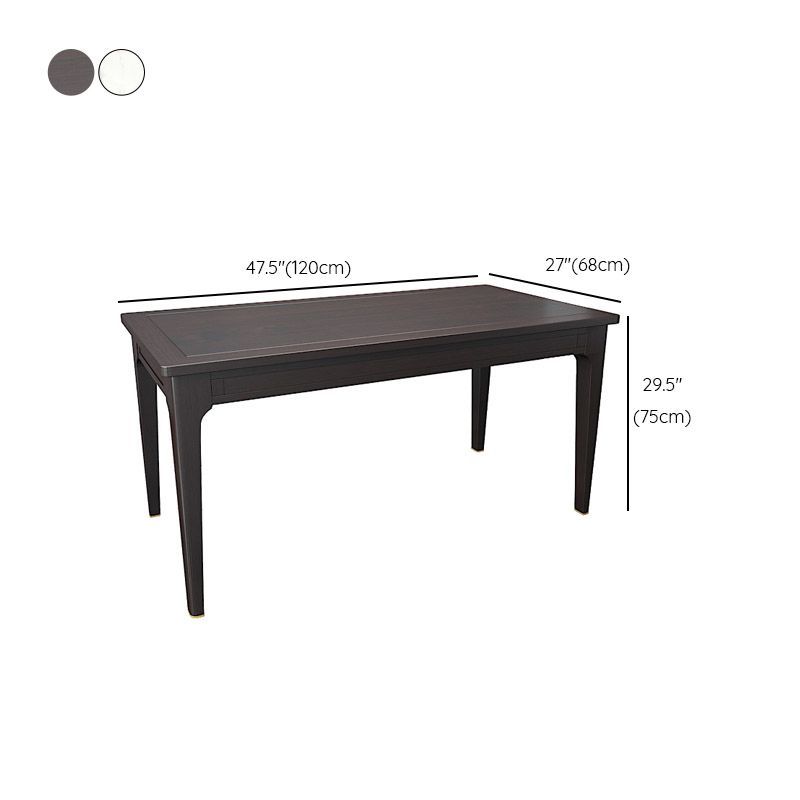 Rectangle Counter Dining Table Traditional Dinner Room Kitchen Table Clearhalo 'Dining Tables & Seating' 'Dining Tables' 'dining_table' 'furn' 'furn_dining_table' 'Furniture' 'Kitchen & Dining Furniture' 1200x1200_77fcb7eb-e2c2-4801-9548-b6c865867edc