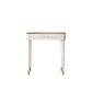 White Make-up Vanity Glass Top Makeup Vanity Desk Table with Drawer