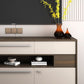 Moderna console TV multimediale Console porta TV in legno con 6 cassetti