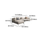 Faux Leather and Cotton Blend Recessed Arm Furniture Sectionals in Beige Clearhalo 'furn' 'furn_sectionals' 'Furniture' 'Living Room Furniture' 'Sectionals' 1200x1200_77fe13c5-2ad6-4117-af8c-0fbc6f9ab404