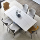 Rectangle Contemporary Dining Table Sintered Stone Table with Black Pedestal Base Clearhalo ' dining_table' 'Dining Tables & Seating' 'Dining Tables' 'furn' 'furn_dining_table' 'Furniture' 'furniture_dining_table' 'Kitchen & Dining Furniture' 'kitchen&dining_furn' 'kitchen' 'kitchen_dining_table' 1200x1200_77fef6a8-e45b-4dbd-806a-1fb6236d5db9